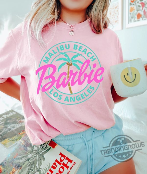 Malibu Beach Shirt Pink Barbie Los Angeles Shirt trendingnowe.com 1
