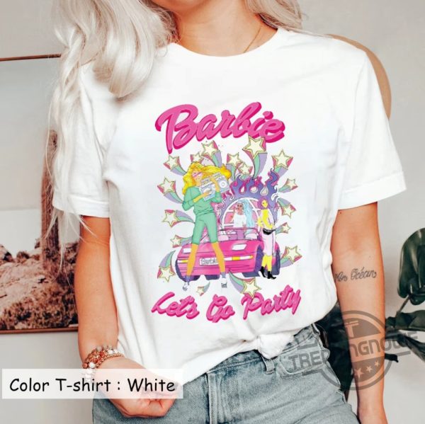 Retro Come On BARBIE Lets Go Party Shirt Barbie Shirt trendingnowe.com 1