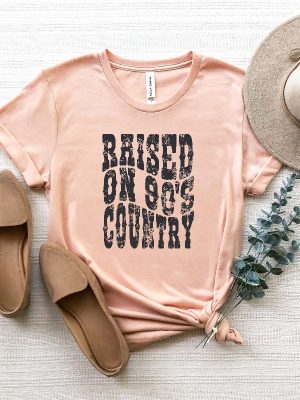 Raised On 90S Country Music Shirt Western Country Concert Shirt Gift For Him Her revetee.com 6