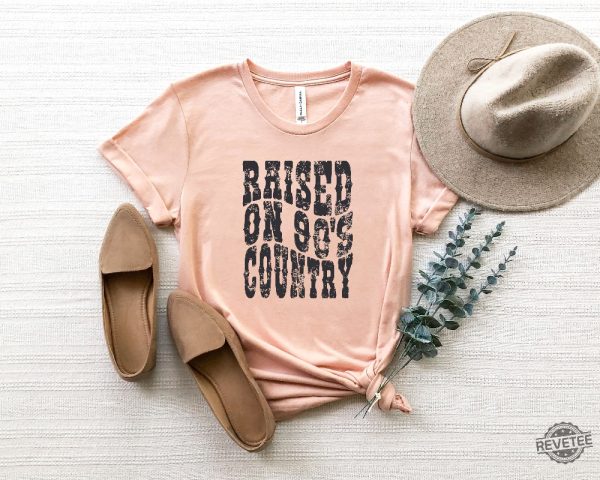 Raised On 90S Country Music Shirt Western Country Concert Shirt Gift For Him Her revetee.com 6