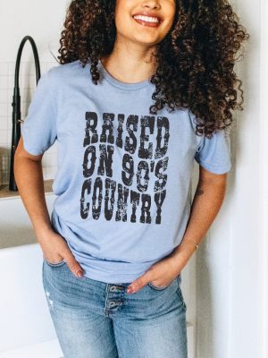 Raised On 90S Country Music Shirt Western Country Concert Shirt Gift For Him Her revetee.com 7