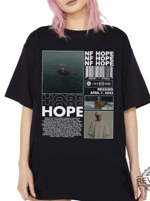 Vintage Nf Rapper T Shirt Hope Album Shirt 2023 Concert Shirt For Fan revetee.com 2