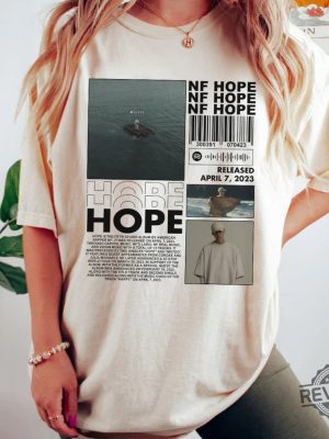 Vintage Nf Rapper T Shirt Hope Album Shirt 2023 Concert Shirt For Fan revetee.com 3