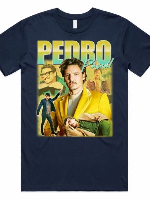 Pedro Pascal Homage Shirt Retro 90S Actor Unique Gift For Men Women revetee.com 6