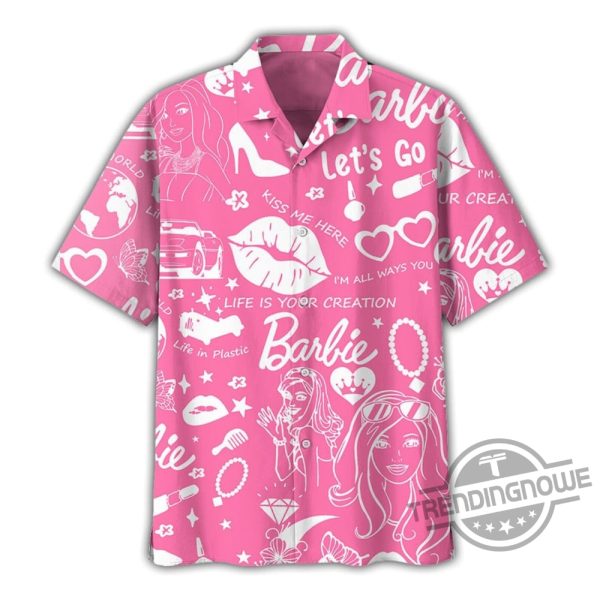 Aloha Summer Bachelorette Party Hawaiian Shirt Shirt Barbie Hawaiian Shirt Barbie Movie 2023 Shirt trendingnowe.com 2