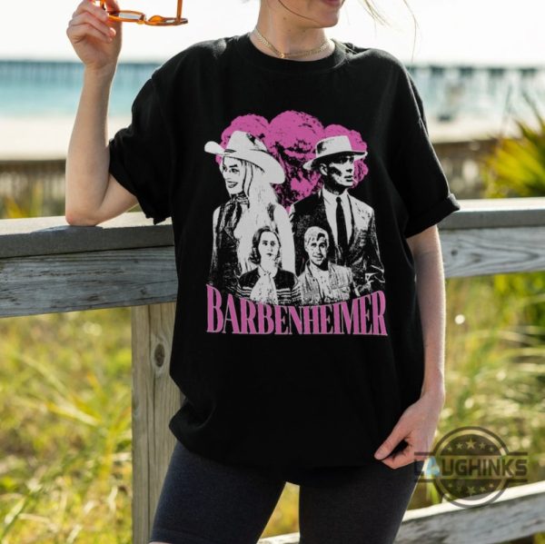 vintage barbie oppenheimer shirt barbie oppenheimer meme barbie shirt barbenheimer shirt new laughinks.com 2