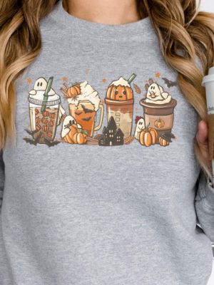 Starbucks Fall Halloween Cups Shirt Hoodie Sweatshirt Trendy revetee.com 2