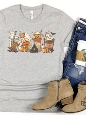 Starbucks Fall Halloween Cups Shirt Hoodie Sweatshirt Trendy revetee.com 3