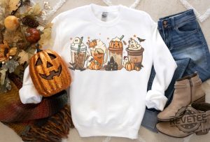 Starbucks Fall Halloween Cups Shirt Hoodie Sweatshirt Trendy revetee.com 4