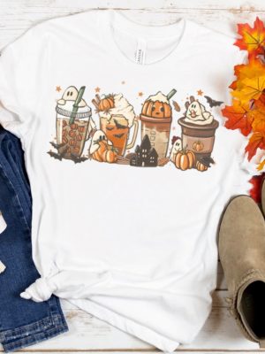 Starbucks Fall Halloween Cups Shirt Hoodie Sweatshirt Trendy revetee.com 5