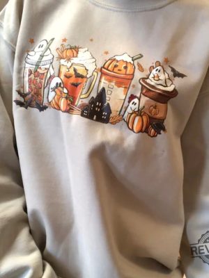 Starbucks Fall Halloween Cups Shirt Hoodie Sweatshirt Trendy revetee.com 6