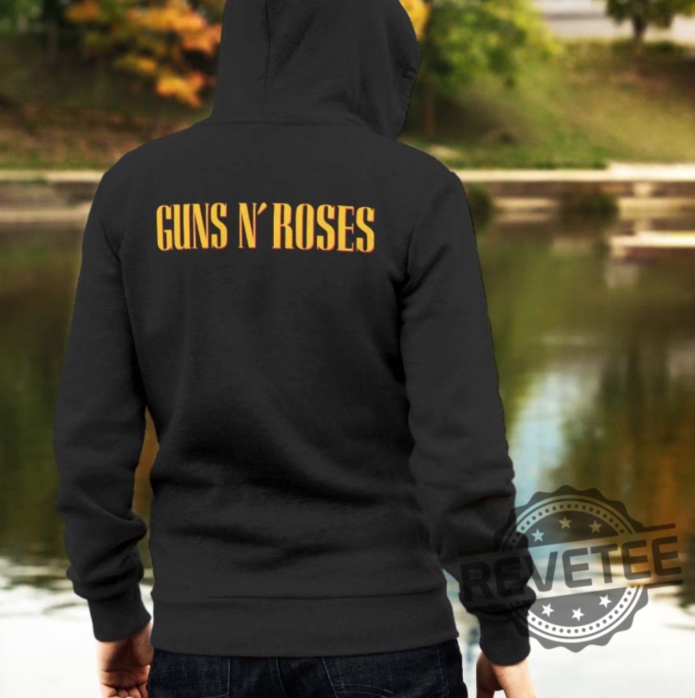 Guns N Roses Skull Shirt Hoodie Long Sleeve Unique Gift