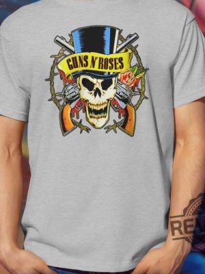 Guns N Roses Skull Shirt Hoodie Long Sleeve Unique Gift revetee.com 6