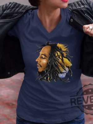 Bob Marley Lion Zion Shirt Hoodie Long Sleeve Unique Gift revetee.com 4