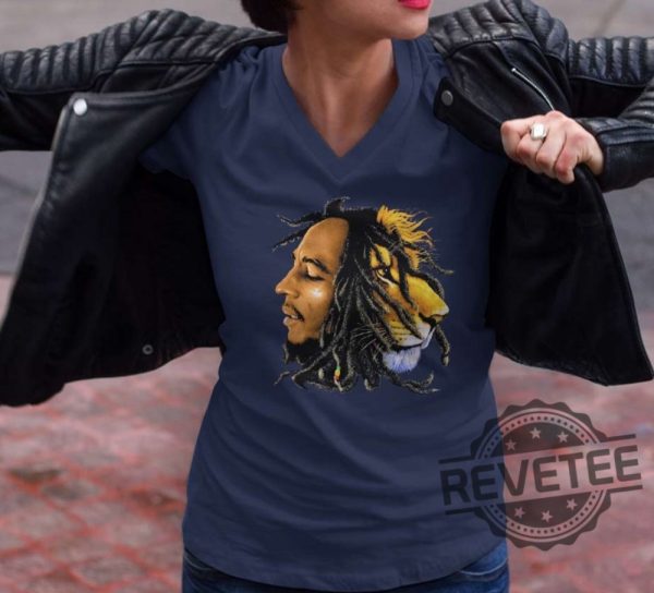 Bob Marley Lion Zion Shirt Hoodie Long Sleeve Unique Gift revetee.com 4