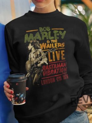 Bob Marley The Wailers Shirt Hoodie Long Sleeve Unique Gift revetee.com 2