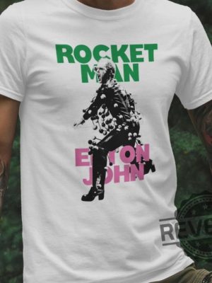 Elton John Rocketman Shirt Rocket Man Hoodie Long Sleeve Unique Gift revetee.com 3