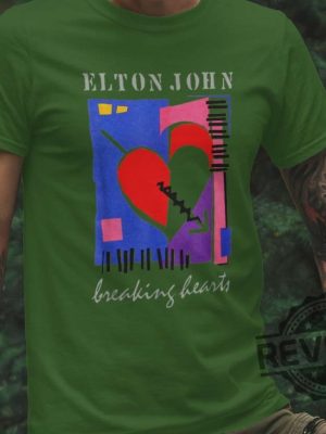 Elton John Breaking Hearts Shirt Hoodie Long Sleeve Unique Gift revetee.com 4