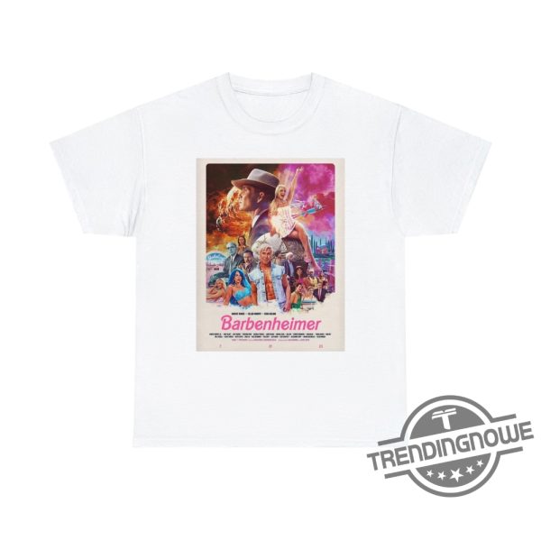 Poster Barbie Oppenheimer Shirt Oppenheimer Movie 2023 Shirt trendingnowe.com 1