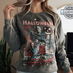 michael myers t shirt vintage michael myers hoodie vintage halloween shirt womens mens kids youth halloween shirts laughinks.com 4