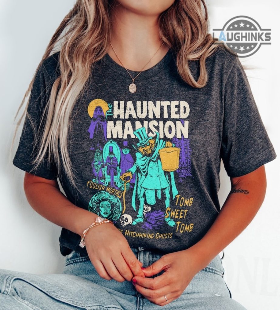 Haunted Mansion T Shirt Vintage Disney Haunted Mansion Shirt Disney Halloween Shirts Disney 5519