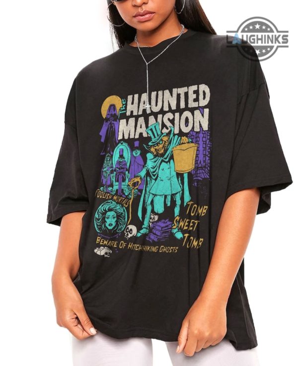haunted mansion tshirt vintage disney haunted mansion shirt disney halloween shirts disney shirts sweatshirts hoodies haunted mansion shirts laughinks.com 3