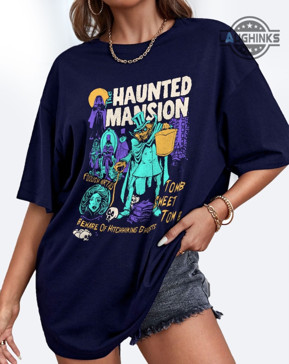 Disney land haunted Mansion Tシャツ ビンテージ-