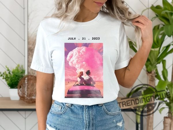 Vintage Barbie Shirt Barbenheimer Barbie The Destroyer Of Word Shirt trendingnowe.com 3