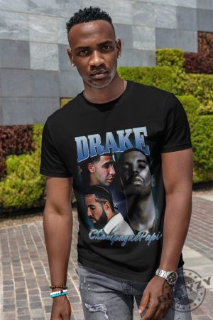 Drake Champagne Papi Trending Vintage Tshirt Hoodie Sweatshirt giftyzy.com 3