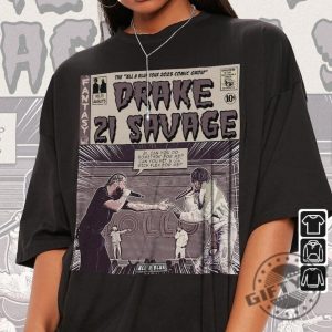 Drake 21 Savage Rap Comic Its All A Blur Tour 2023 Tshirt Hoodie Sweatshirt giftyzy.com 3