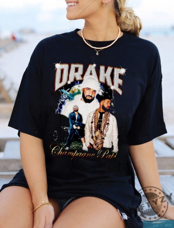 Drake Rapper Champagne Papi Trending Vintage Tshirt Hoodie Sweatshirt Mug giftyzy.com 1