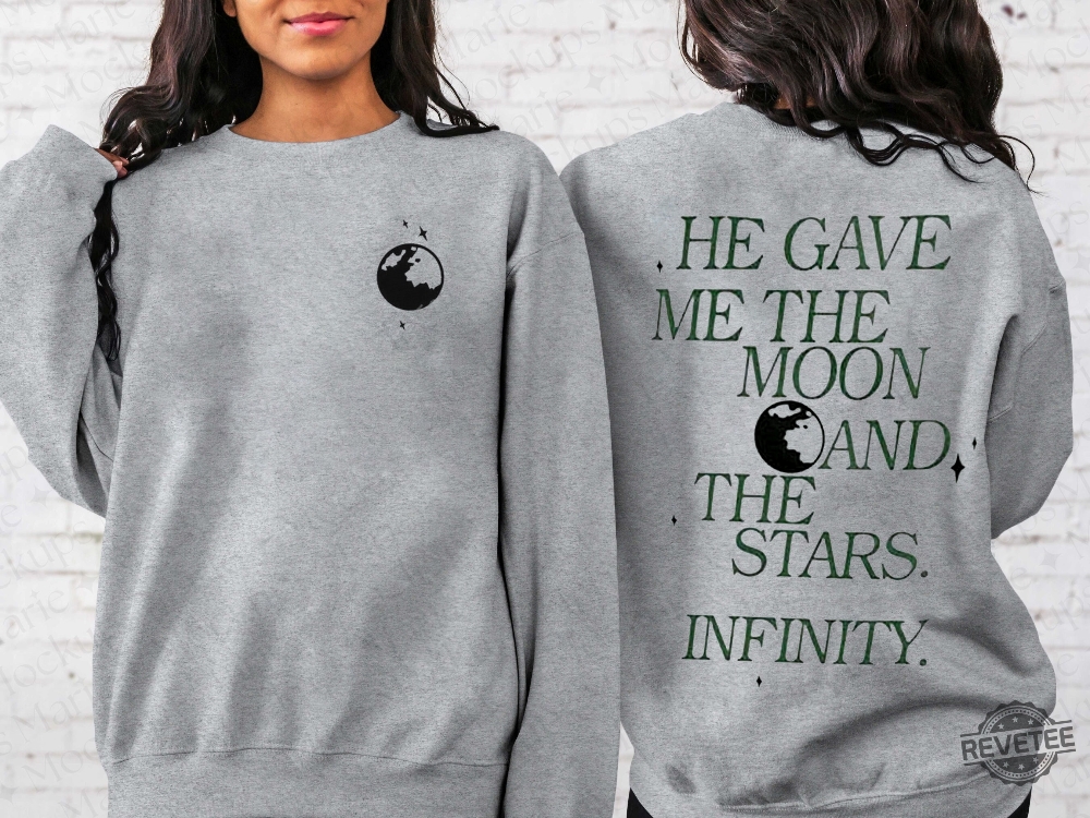 He Gave Me The Moon And The Stars Infinity American Eagle Shirt Team Conrad Shirt