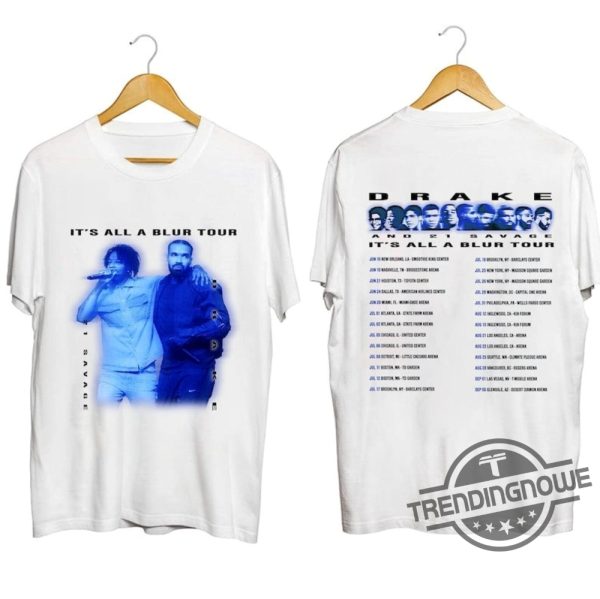 Drake 21 Savage Tour Rescheduled Shirt Drake Its All A Blur Tour 2023 Shirt trendingnowe.com 2