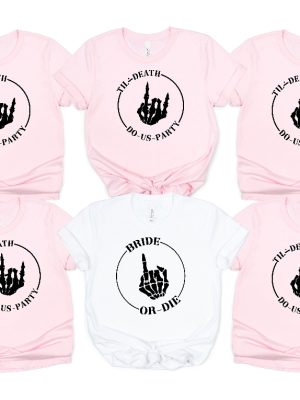 Hens Party Shirt Bachelorette Party Shirts Ride Or Die Til Death Do Us Party Shirt revetee.com 5