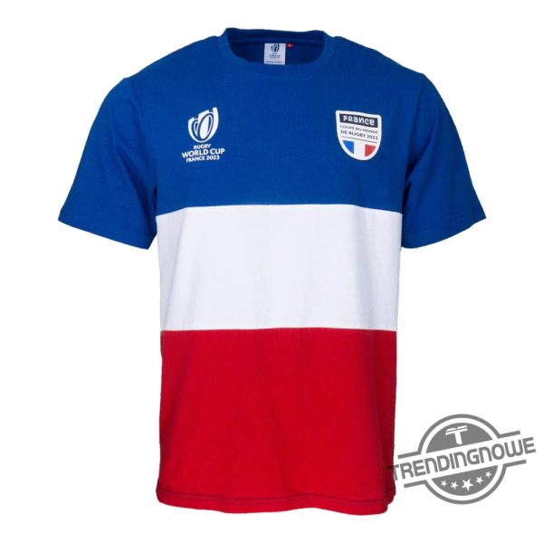 Rugby World Cup France 2023 France Stripe Tshirt trendingnowe.com 1