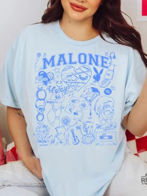 Post Malone Tattoo T Shirt Post Malone Face Tattoo Post Malone Face Post Malone New Tattoo Post Malone revetee.com 6 1