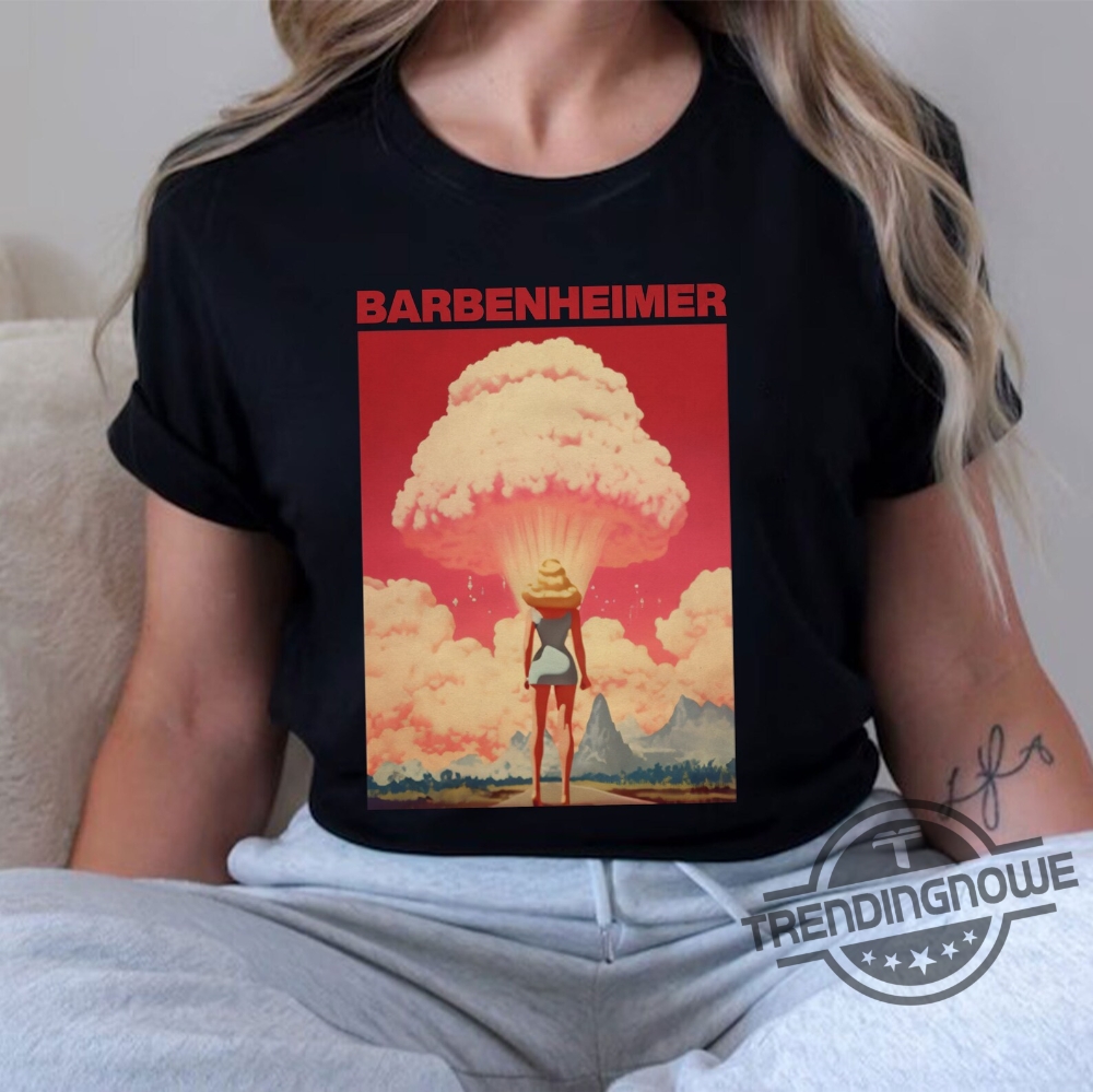 Vintage Barbenheimer Shirt, Comfort Colors Barbenheimer Shirt 8 Vintage Barbenheimer Shirt, Comfort Colors Barbenheimer Shirt