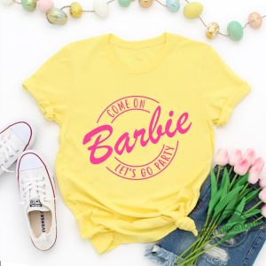 Custom Name Barbie Shirt Come On Lets Go Party T Shirt Birthday Party T Shirt trendingnowe.com 4