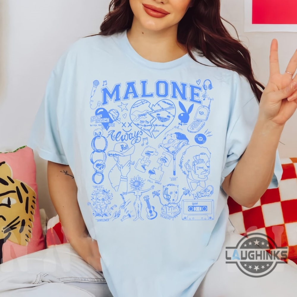 Retro Post Malone T Shirt Post Malone Hoodie Post Malone Shirt Post Malone Tour Merch 2023 Posty Co Shirt