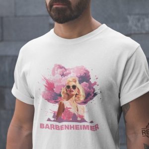 Barbieheimer Unisex T Shirt Gift For Her Gift For Barbie Fan revetee.com 3