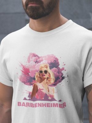 Barbieheimer Unisex T Shirt Gift For Her Gift For Barbie Fan revetee.com 3