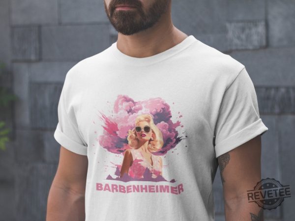 Barbieheimer Unisex T Shirt Gift For Her Gift For Barbie Fan revetee.com 3