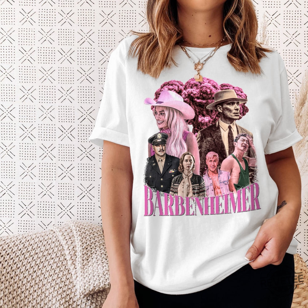 Barbie Hiemer Shirt Barbenheimer Shirt Comeon Baby Lets Go Party Shirt Oppenheimer Shirt