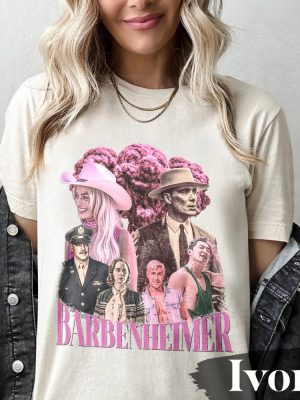 Barbie Hiemer Shirt Barbenheimer Shirt Comeon Baby Lets Go Party Shirt Oppenheimer Shirt revetee.com 5