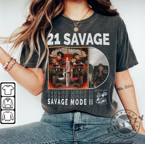 21 Savage Rap Savage Mode Ii Hiphop Vintage Tshirt Hoodie Sweatshirt Mug giftyzy.com 2