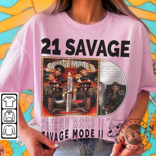 21 Savage Rap Savage Mode Ii Hiphop Vintage Tshirt Hoodie Sweatshirt Mug giftyzy.com 5