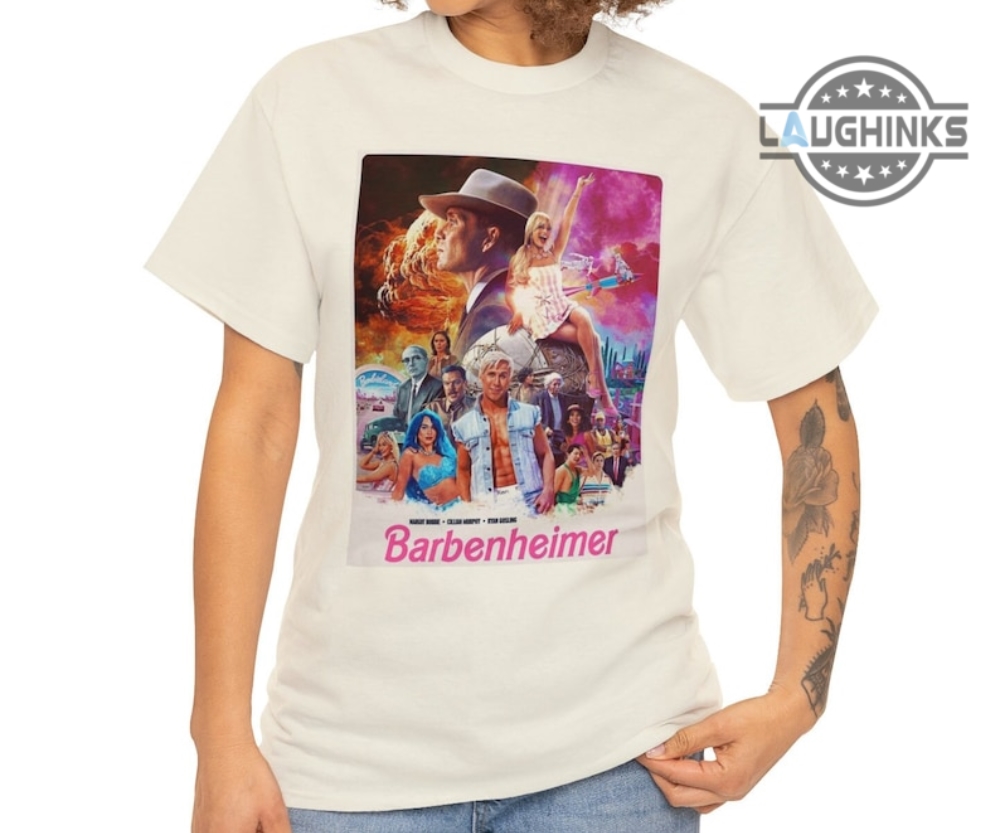 Barbenheimer Shirt Uk Us Margot Robbie Barbie Oppenheimer Shirt Barbenheimer Sweatshirt Barbenheimer Hoodie