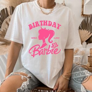 Custom Birthday Barbie Shirt Birthday Party Shirt Girls Party Shirt Birthday Team Shirt trendingnowe.com 1
