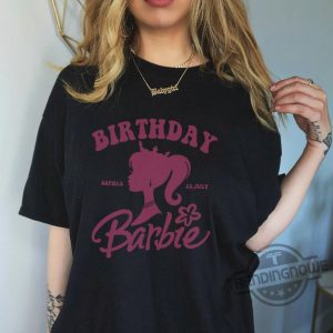 Custom Birthday Barbie Shirt Birthday Party Shirt Girls Party Shirt Birthday Team Shirt trendingnowe.com 2