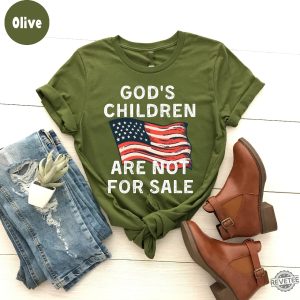 Patriotic Shirts Ashley Babbitt Shirt Conservative Twins Merch Mens Patriotic T Shirts Most Trending Shirts Gods Children Are Not For Sale Tshirt revetee.com 5